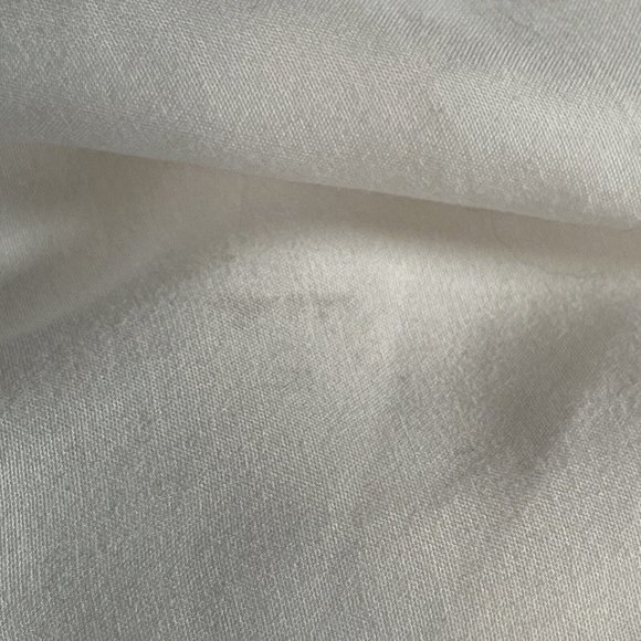 Halsey Collection Dress Womans White Laser Cut Lace No Sleeve V-Neck Buttons - Picture 9 of 12